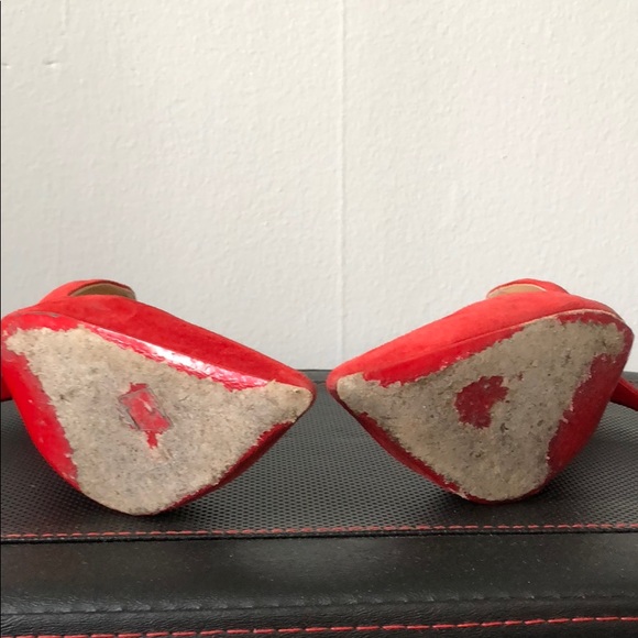 Christian Louboutin So Kate 120mm red suede pump - Picture 2 of 5